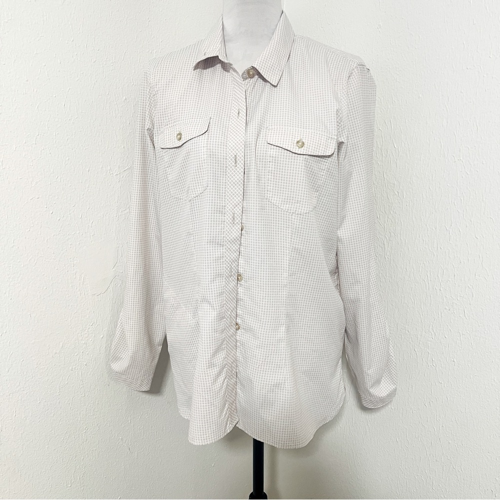 Eddie Bauer Travex Womens Large Roll Tabs Long Sleeves Shirt Vented Outdoorsy